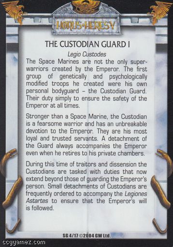 The Custodian Guard I
